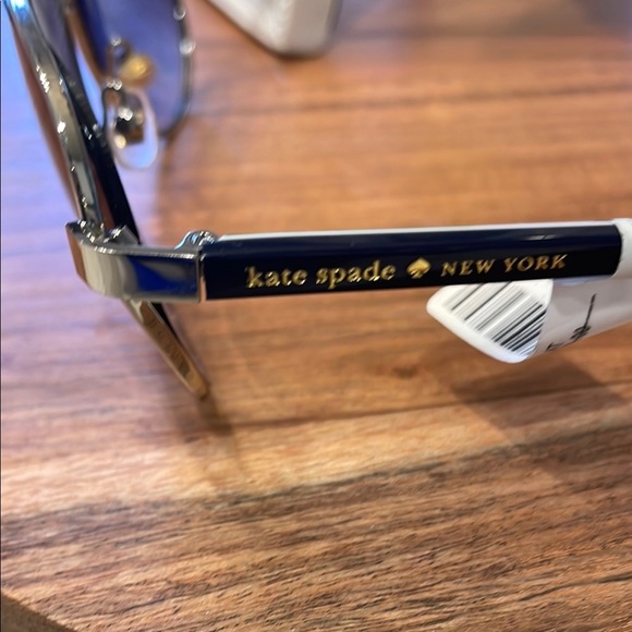 Kate Spade Silver and Black Sunglasses